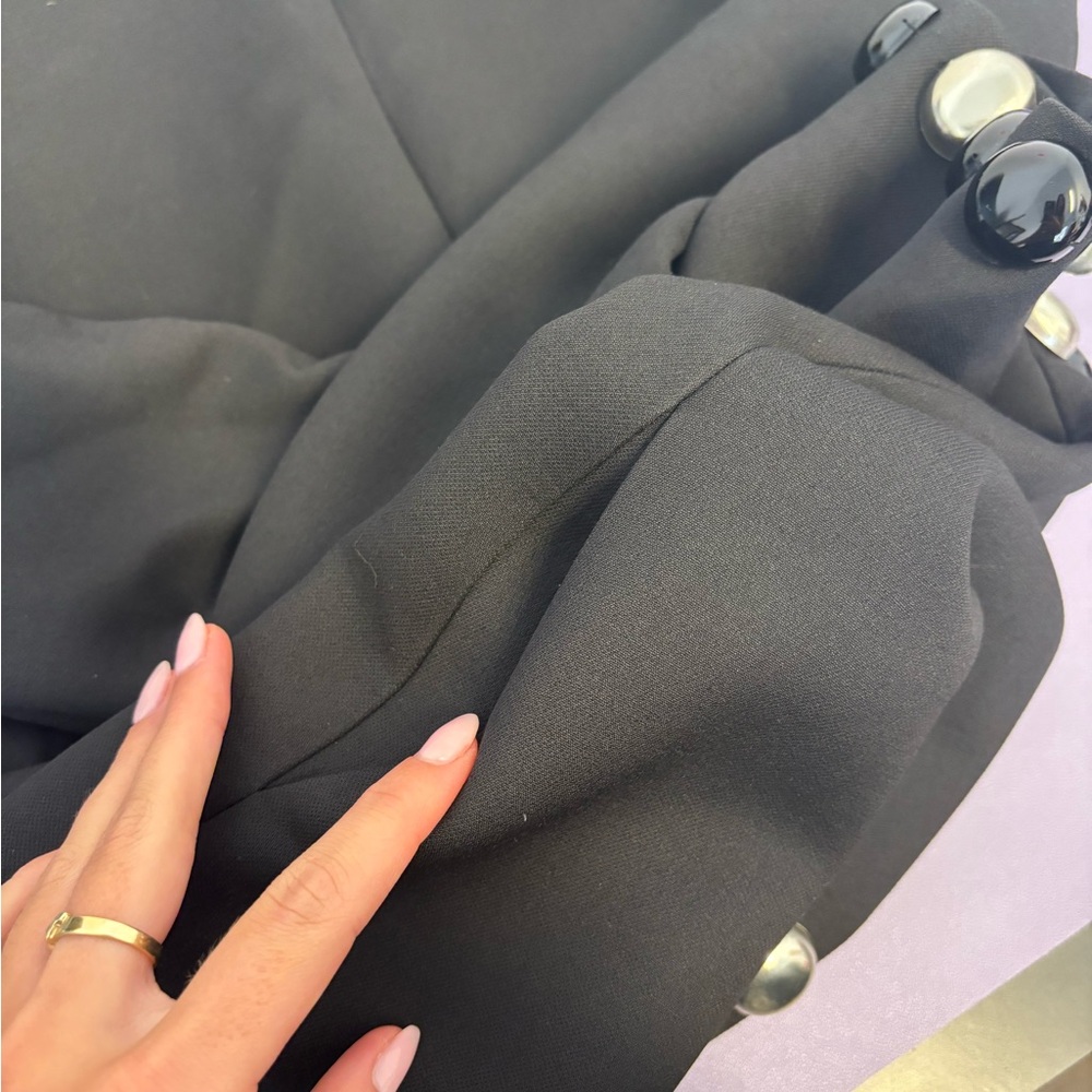 Celine Black Dress with Metallic Accents - Picture 6 of 6